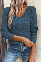 Hollow Knit Loose Pullover Sweater