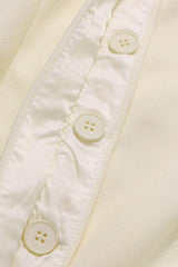 Wide Lapel Long Wool Blend Overcoat