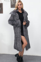Extended Length Contoured Plush Overcoat