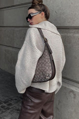 Half Zip Casual Knit Sweater