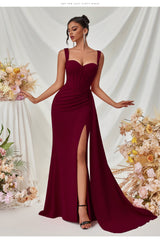 Sexy Bodycon Slit Maxi Party Dress