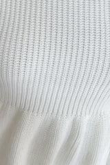 Loose Fit Knit Sweater Dress