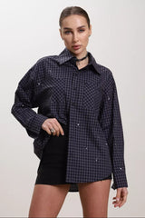 Casual Oversized Short Sleeve Blouse