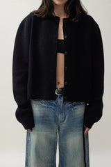Soft Yet Structured Cardigan M / Black
