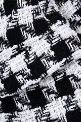 Houndstooth Double Breasted Blazer