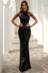 Sequin Mermaid Gown Formal Dress