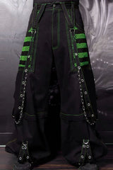 Gothic Wide Leg Cargo Jeans