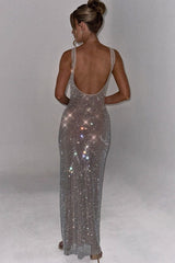 Sequin Rhinestone Bodycon Party Dress
