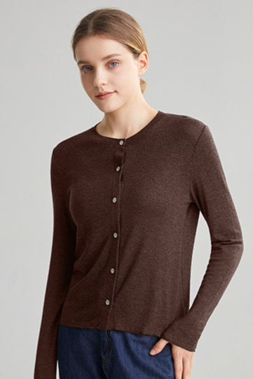 Structured Tencel Cardigan