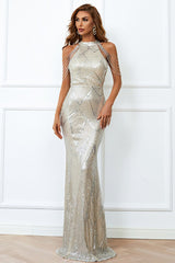 Sequin Mermaid Gown Formal Dress