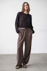 Relaxed Fit Knit Cardigan