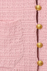 Elegant Knitted Short Sleeve Cropped Cardigan