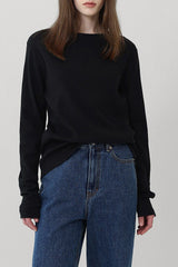 Classic Round Neck Knit Top