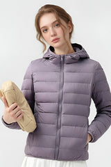 Lightweight Slim Fit Hooded Puffer Jacket