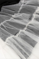 Spaghetti Strap Puff Mini Party Dress