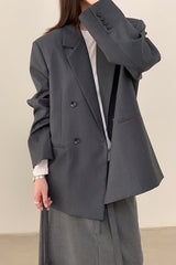 Commuter Style Belted Blazer