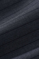 Elegant Striped Notch Blazer