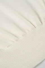 Off Shoulder Fitted Knit Sweater