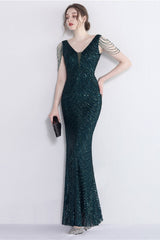Elegant Sequin Mermaid Party Dress