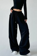 High Waist Sweatpants Knit Pants