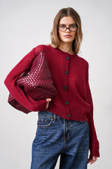 Relaxed Fit Knit Cardigan