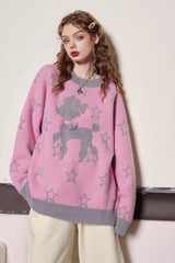 Relaxed Fit Cozy Crewneck Sweater