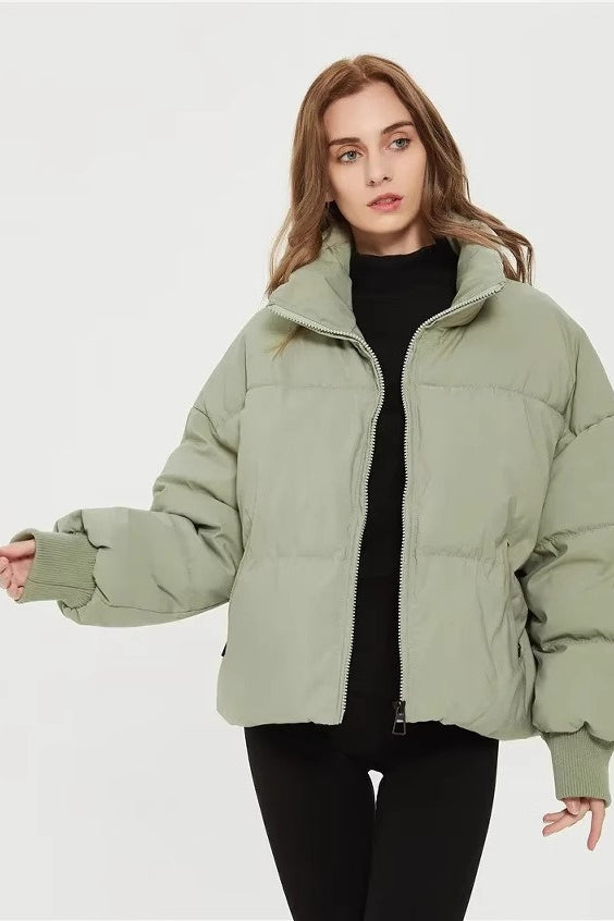Flowy Insulated Puffer Jacket XS / Light Green