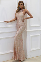 Sequin Mermaid Gown Formal Dress