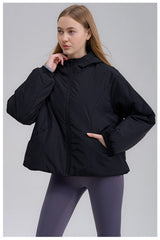 Relaxed Fit Short Puffer Jacket
