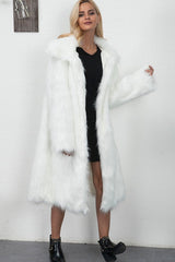 Extended Length Contoured Plush Overcoat