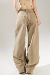 Vintage High Rise Wide Leg Long Jeans