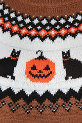 Graphic Pumpkin Halloween Sweater