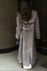 Belted Trench Casual Overcoat