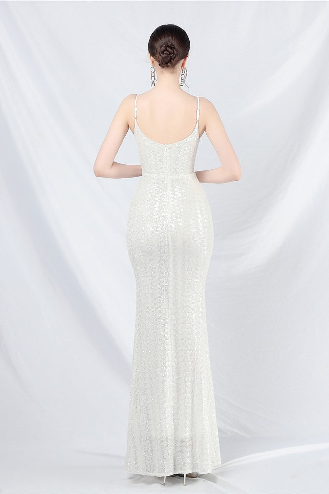 Elegant Sequin Cami Maxi Dress