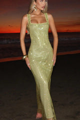 Sequin Rhinestone Bodycon Party Dress