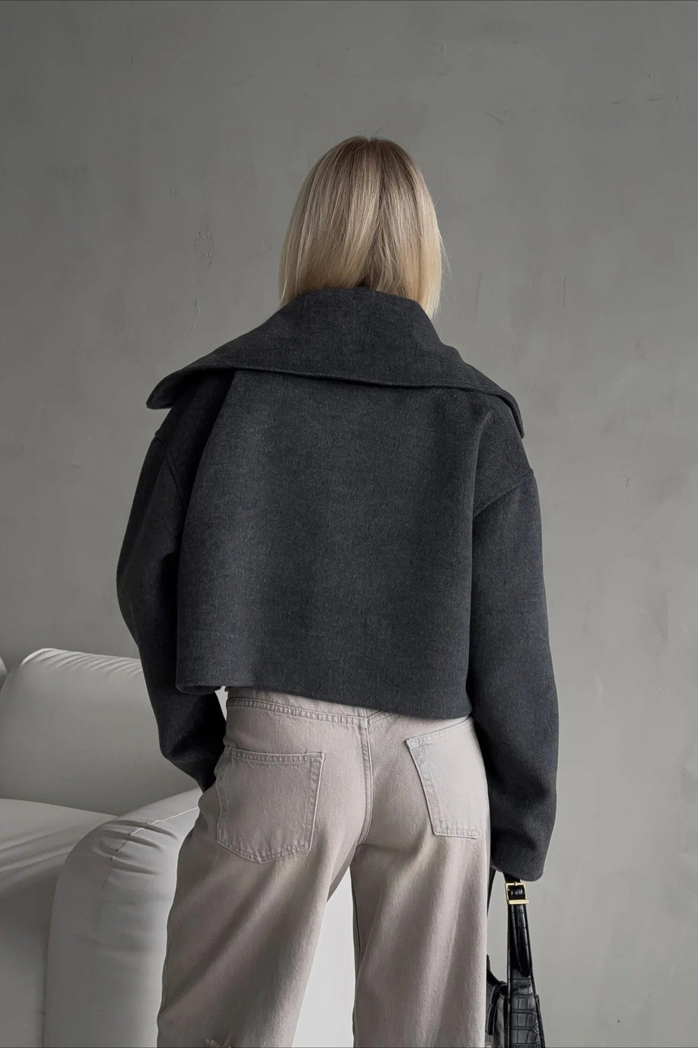 Relaxed Fit Lapel Casual Jacket