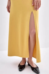 Elegant Knit Sleeveless Sweater Dress