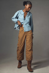 Vintage Denim Long Sleeve Blouse