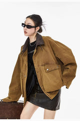 Relaxed Fit Workwear Pocket Jacket