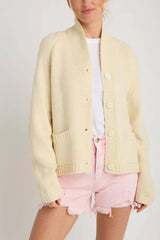 Lobster Print Knit Cardigan