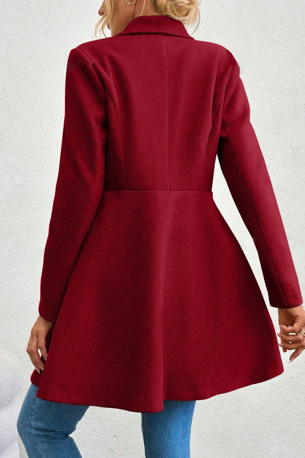Belted Wool Long Coat coats