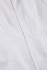 Long Sleeve Polo Collar Blouse