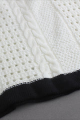 Knit Spaghetti Strap Split Sweater Dress