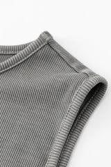 Slim Fitted Knit Tank Sweater Dress