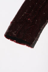 Elegant Sequin V - Neck Long Sleeve Blazer