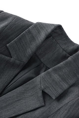 Classic Peak Lapel Blazer