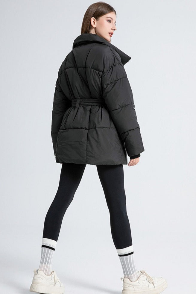 Longline Design Puffer Jacket