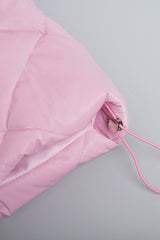 Loose Fit Quilted Cotton Jacket