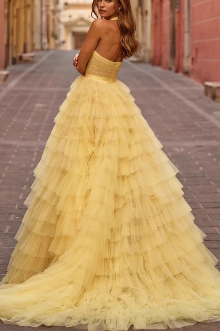 Sexy Layered Tulle Formal Dress