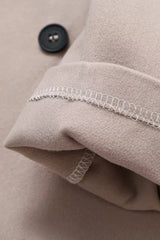 Short Double-Breasted Wool Jacket